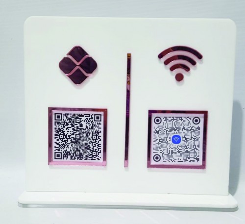 Placa 2 qr code