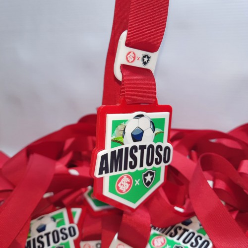 Medalha dupla camada + impressão UV